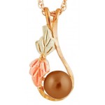 Genuine Chocolate Pearl Pendant  - by Mt Rushmore